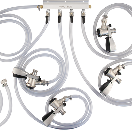 Komos Jockey Box Connection Kit - 4 Tap American Sanke D