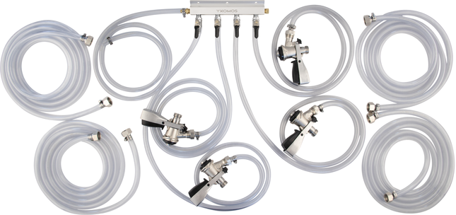 Komos Jockey Box Connection Kit - 4 Tap American Sanke D