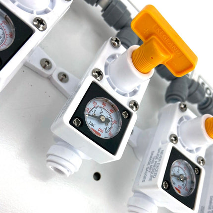 4 Output Gas Board for Duotight In-Line Plastic Regulator