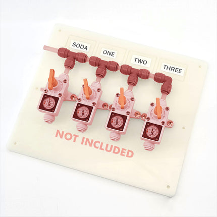 4 Output Gas Board for Duotight In-Line Plastic Regulator