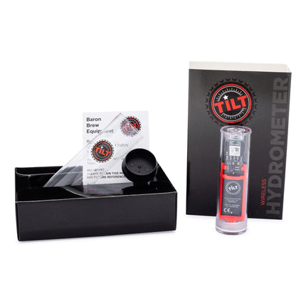 Tilt Hydrometer and Thermometer - Green