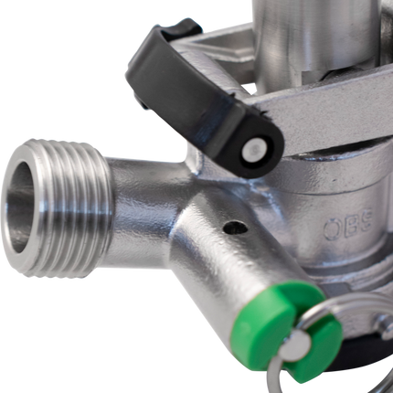 KOMOS Keg Coupler - D-Style Sanke Coupler with PRV (Stainless)