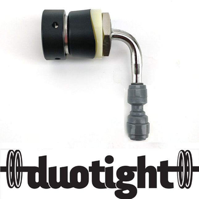 Nukatap Faucet Shank - Short Tower Shank - Matte Black