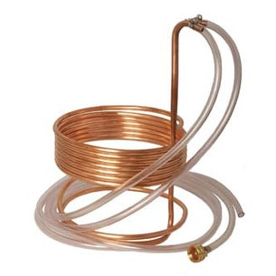 Water Efficient Wort Chiller- 25 ft x 3/8 in With Tubing
