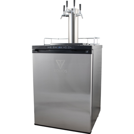 Komos V2 Kegerator with Stainless Tower and NukaTap Faucets - PLACEHOLDER