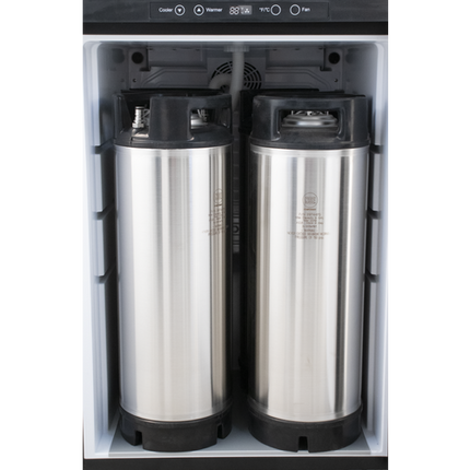 Komos V2 Kegerator with Stainless Tower and NukaTap Faucets - PLACEHOLDER