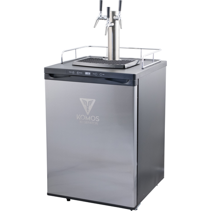 Komos V2 Kegerator - Cold Brew Coffee / Nitro - with Stainless Tower, NukaTap SS Faucet, Stout Spout, Regulator Adapter - PLACEHOLDER