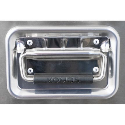 KOMOS Stainless 4 Tap Jockey Box - Front Entry