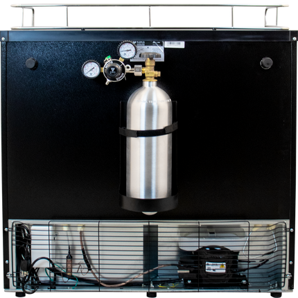 Komos Double-Wide Kegerator with Komos Regulator - REFRIGERATOR ONLY