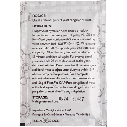 CellarScience - Dry Wine Yeast - Citrus - PLACEHOLDER