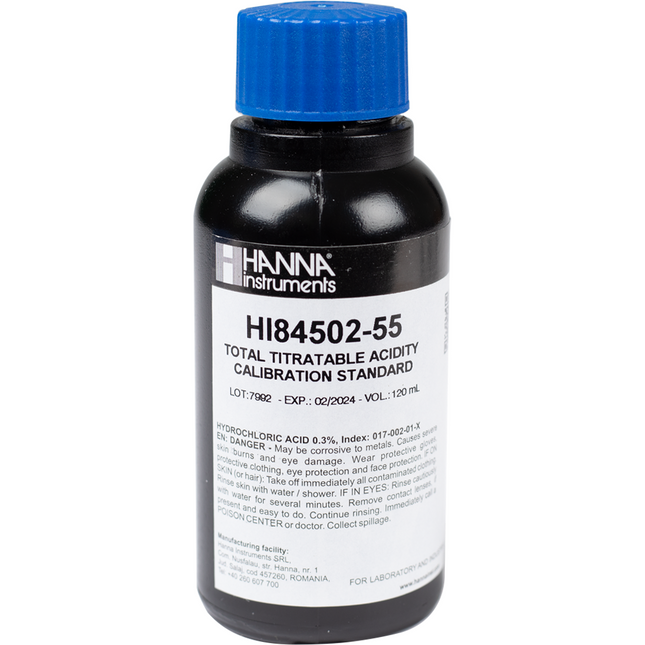 Calibration Solution for MT693 - 120mL(Hanna# HI 84500-55)
