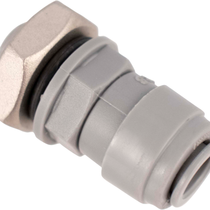 Duotight - 8mm (5/16) x 1/4 in. BSP Male Bulkhead w/ Seated O-Ring & Locking Nut