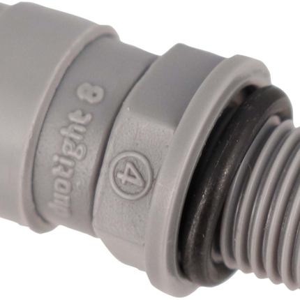 Duotight - 8mm (5/16) x 1/4 in. BSP Male Bulkhead w/ Seated O-Ring & Locking Nut