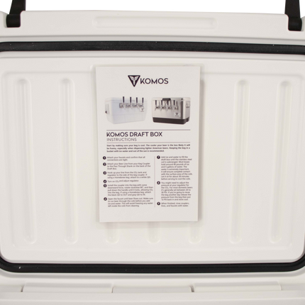 KOMOS Rubicon 2 Tap Jockey Box - Rear Entry