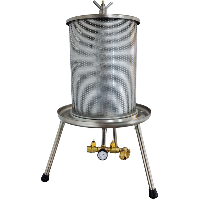 KegLand Stainless Steel Bladder Press - 40L