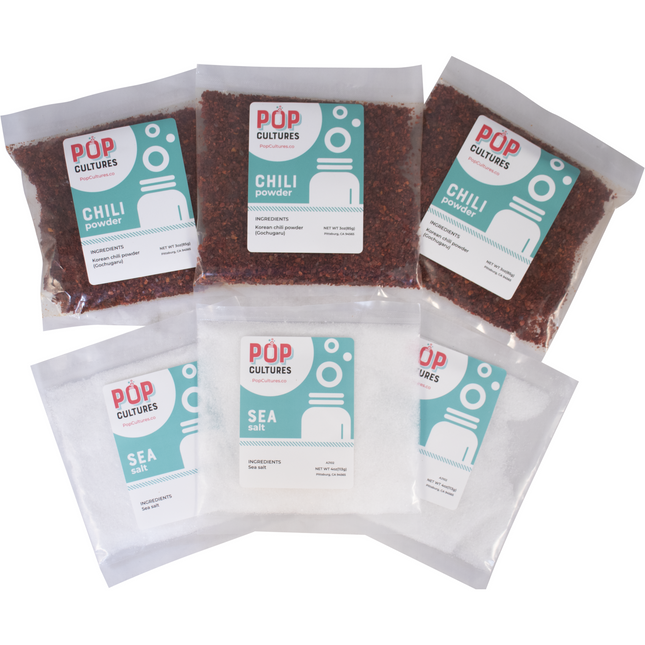 Pop Cultures Kimchi Kit Refill - 3 Batches