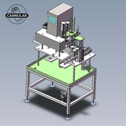 Cannular Full Auto Commercial Canning Line - Single Lane - 120V