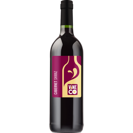VineCo Wine Kit Label  Cab Shiraz 30/pk