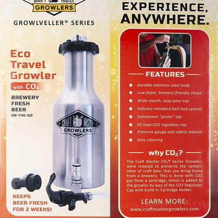 Craft Master Growlers - 64 oz Growlveller - PLACEHOLDER