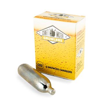 Craft Master Growlers - 16 gram CO2 catridges - Box of 6