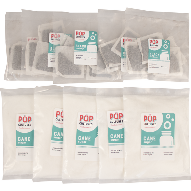 Pop Cultures Kombucha Kit Refill - 5 Batches