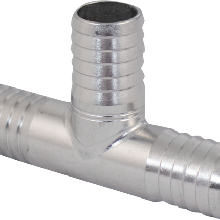 Komos - Stainless Tee - 13 mm (1/2 in.) Barb