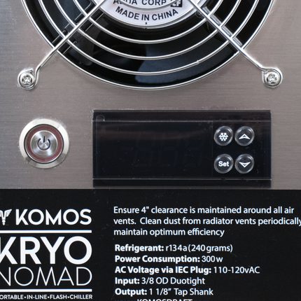 Komos Kryo Nomad - Double Tap Electric Keg Dispenser - 110V