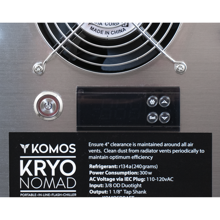KRYO Nomad Portable Inline Draft Beer Chiller | KOMOS® - Refurbished