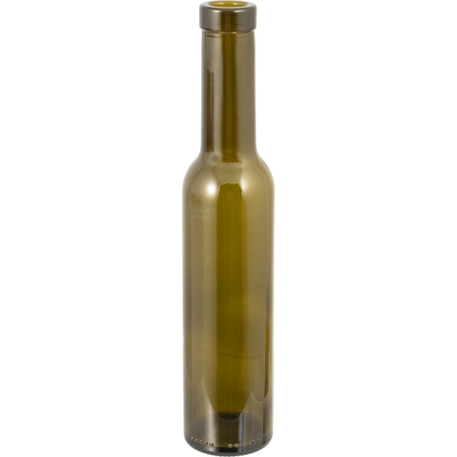 Farro Glass | Premium Wine Bottles | Bordeaux | Antique Green | 200mL | Case of 24 - Open/Damaged Box