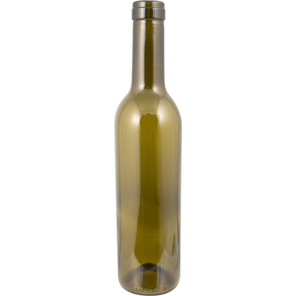 375mL Antique Green Claret/Bordeaux Farro Glass Wine Bottles - Case of 24 - PLACEHOLDER