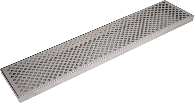 Komos Double-Wide Drip Tray - Countertop Stainless Steel - 29.5 in. x 6.7 in.