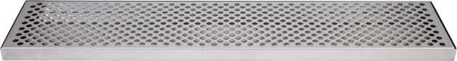 Komos Double-Wide Drip Tray - Countertop Stainless Steel - 29.5 in. x 6.7 in.