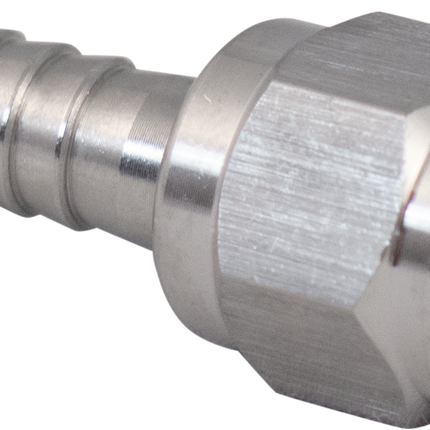 Komos - Stainless Flare Fitting - 1/4 in. Swivel Nut & Barb