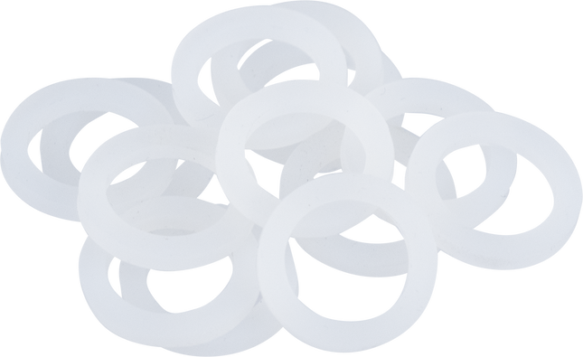 Komos - 5/8 in. Silicone Washers - Tailpiece Gaskets - Pack of 10