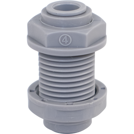Duotight - 8mm (5/16) Female Bulkhead w/ Lock Nut