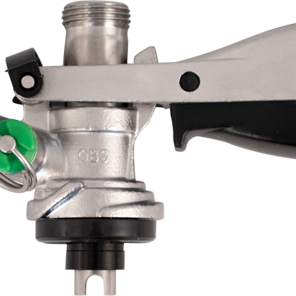 KOMOS Keg Coupler - S-Style Sanke Coupler with PRV (Stainless)