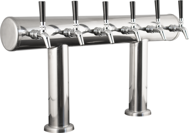 Double T Bar Draft Tower - 6 Tap - KOMOS® - Return