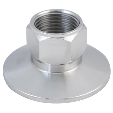 Stainless - 1.5 in. T.C. x 1/2 in. BSPT Female
