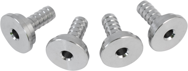 Komos - Stainless 1/4 in. Tailpiece - Pack of 4