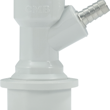 Komos - Ball Lock Quick Disconnect (QD) - Gas In (GRAY) - CM Becker - Barb