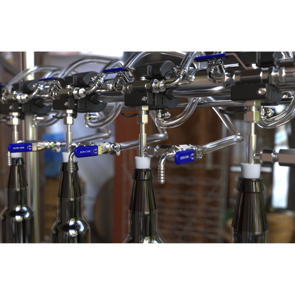 Medusa MultiHead Counter Pressure Bottle Filler G2