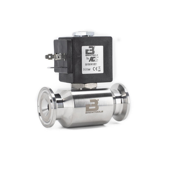 Brewtools - Solenoid valve, T.C. 34mm, NC, DC24V