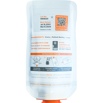 White Labs Yeast - London Fog Ale Yeast PurePitch Next Gen HB