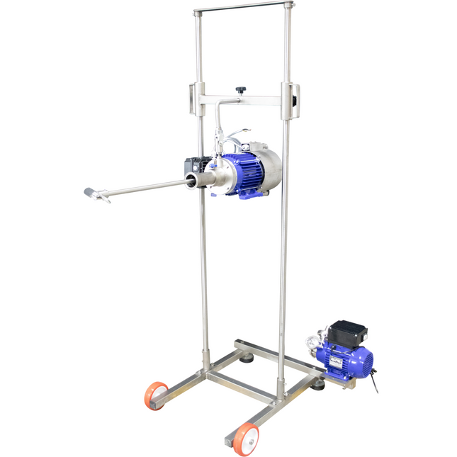 EnoItalia - Motorized Mixer with Integrated Frequency Inverter, Pump and Trolley (2022 Model)