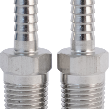 Komos - 1/4 in. NPT x 1/4 in. Barb - 2 Pack