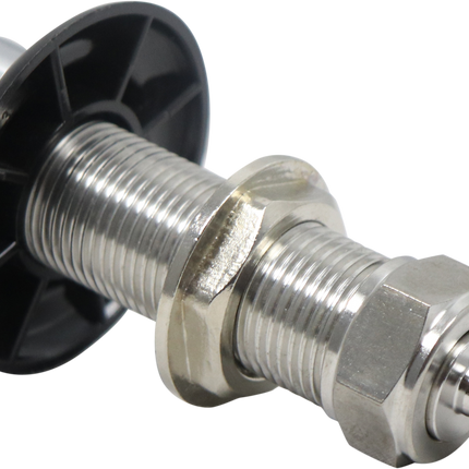 Komos - Beer Faucet Shank - 3-1/8 in. Stainless with Nut & Nipple