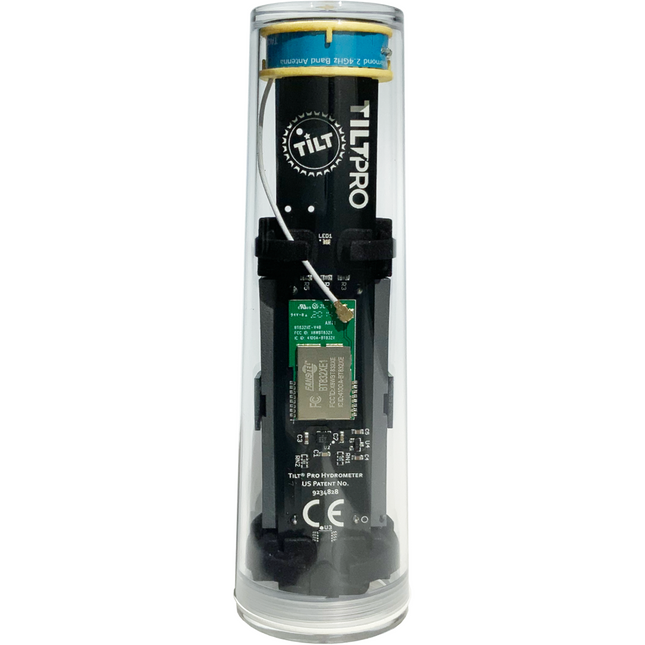 Tilt Pro Hydrometer and Thermometer - Yellow