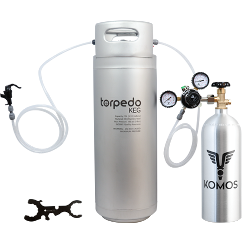 Komos - Homebrew Kegging Kit - Slimline Torpedo Keg - PLACEHOLDER