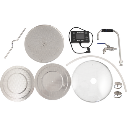 BrewZilla All Grain Brewing System | Gen 4.1 | Integrated Pump | Includes Wort Chiller | WiFi | Bluetooth | RAPT | 35L | 9.25G | 220V - Items