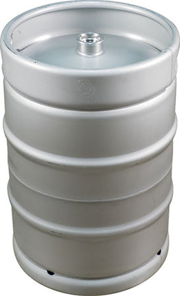 15.5 gal (1/2 bbl) Stainless Steel Sanke Keg - Pallet of 24 Kegs
